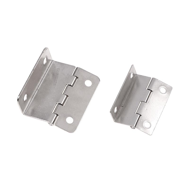 2 шт. Петля для шкафа 41 мм Дверь Багаж Мебель Ювелирные изделия Деревянные ящики 4 отверстия Трехскладные петли Декор мебели