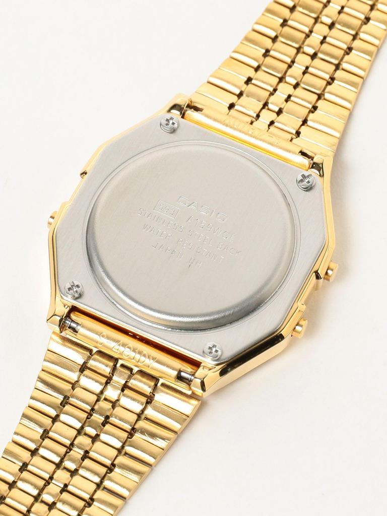 BEAMS CASIO Цифровые часы, Золотые, A159WGEA-1JF, Мужские, ЗОЛОТОЙ - 11480690259