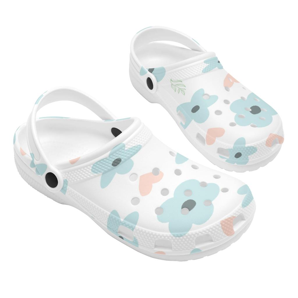 Fashion Pattern EVA Clogs Women Men Lightweight Soft Slip On Casual Shoes Soft Sole Summer Sandals Lightweight Daily Wear