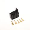 5 Sets/Lot Diy Accessories Car Relay Connector Socket Without Wire With Terminal Modified Nylon Flame Retardant