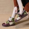 Woman Boots Vintage Handmade Shoes Cow Leather Winter Comfortable Plush Booties Women's Genuine Leather Non-slip Ankle Boots