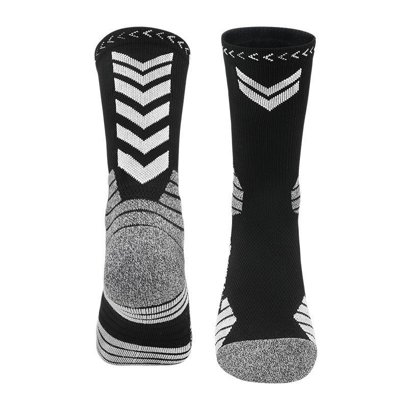 Children's Non-Slip Basketball Tube Socks for Autumn/Winter - High-Top Sports Toweling Socks for Boys & Girls