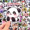 10/30/50PCS Cute Panda PVC Sticker Aesthetic Decoration Scrapbooking Korean Stationery DIY Hand Accounting School Supplies