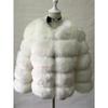 Women Autumn Winter Imitation Fox Fur Faux Fur Coat Women's Short Long Sleeve Fur Artificial Fur Coat
