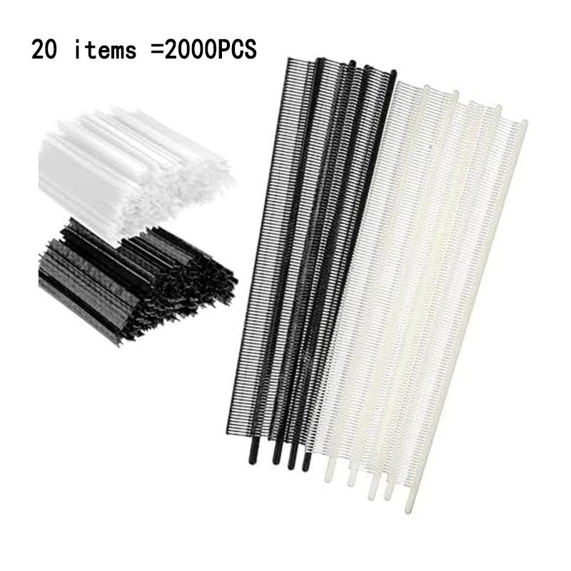 5000 шт. комплект мини-бирок, 0,5 см. бирки для одежды с зазубринами, 1000 шт. черных застежек и 1000 шт. белых застежек, прочные