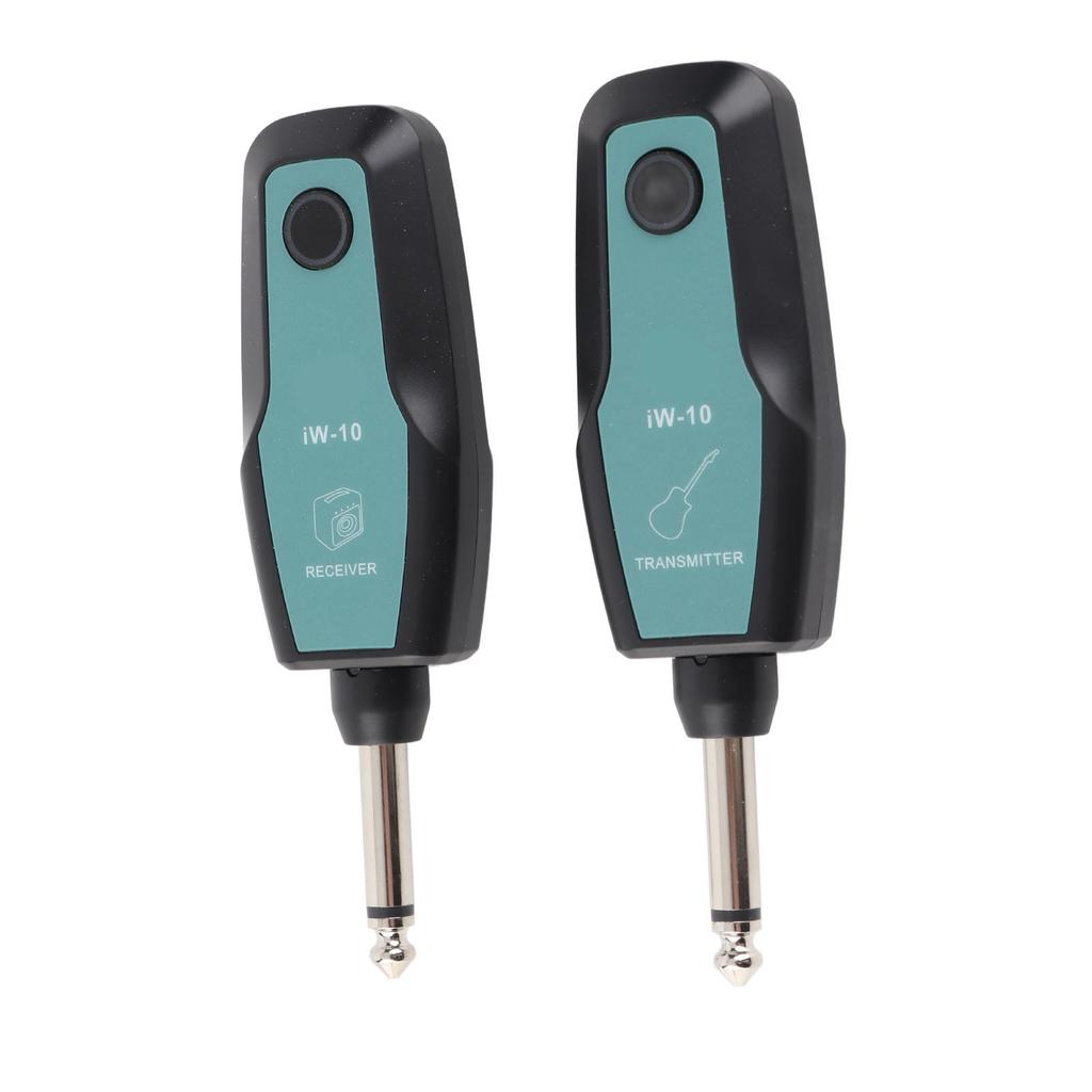 Комплект беспроводного передатчика и приемника для электрогитары 2 шт. 2,4G Беспроводная звуковая система для басового динамика