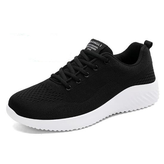Autumn Spring Plus Size Running Shoes Men's Casual Flying Sports Zapatillas Hombre Shoes Trendy Mesh Sneakers Men H543