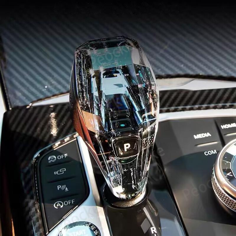 Crystal Gear Shift Knob For BMW G20 G28 G21 G22 G23 G26 Gearbox Lever Head G02 G29 G07 G06 G05 G15 G16 G08 Gear Change Handles