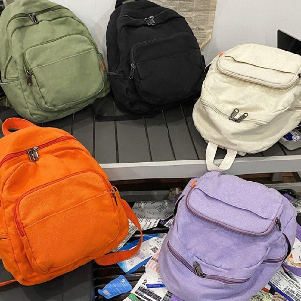 Washable Schoolbag Retro Travel Rucksack Leisure Fashion Shoulder Bag Teenage Girl