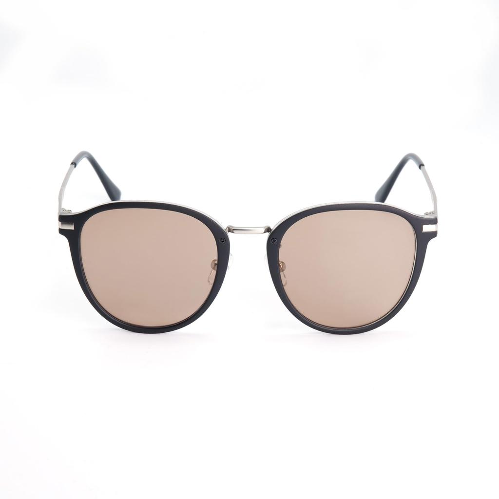 Поляризованные солнцезащитные очки Лицо Матовое Прозрачное Черные линзы [Bunny Walk] BW-027 BW-0271C & HC-BROWN Всплывающее окно