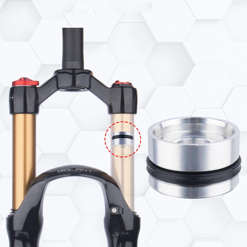 Передняя вилка велосипеда, воздушный поршень, крышка воздушного клапана, алюминиевый сплав, передняя вилка для горного велосипеда, запасные части