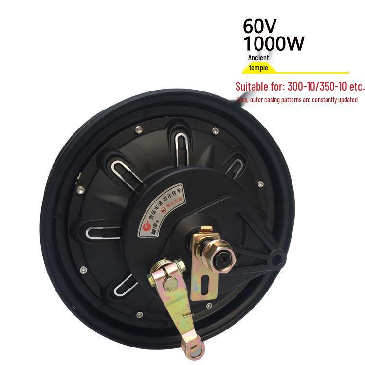 Универсальный высокоскоростной электродвигатель для электромобилей (10-дюймовый, 1000 Вт/1500 Вт/2000 Вт, 48 В/60 В/72 В) для Xinri Aima