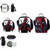 Deadpool Student Insulated Backpack With Large Capacity And Adjustable Shoulder Strap