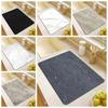 Luxury Drain Pad Marble Grain Countertop Dry Mats Insulation Mat Dish Drying Mat  Table Decor