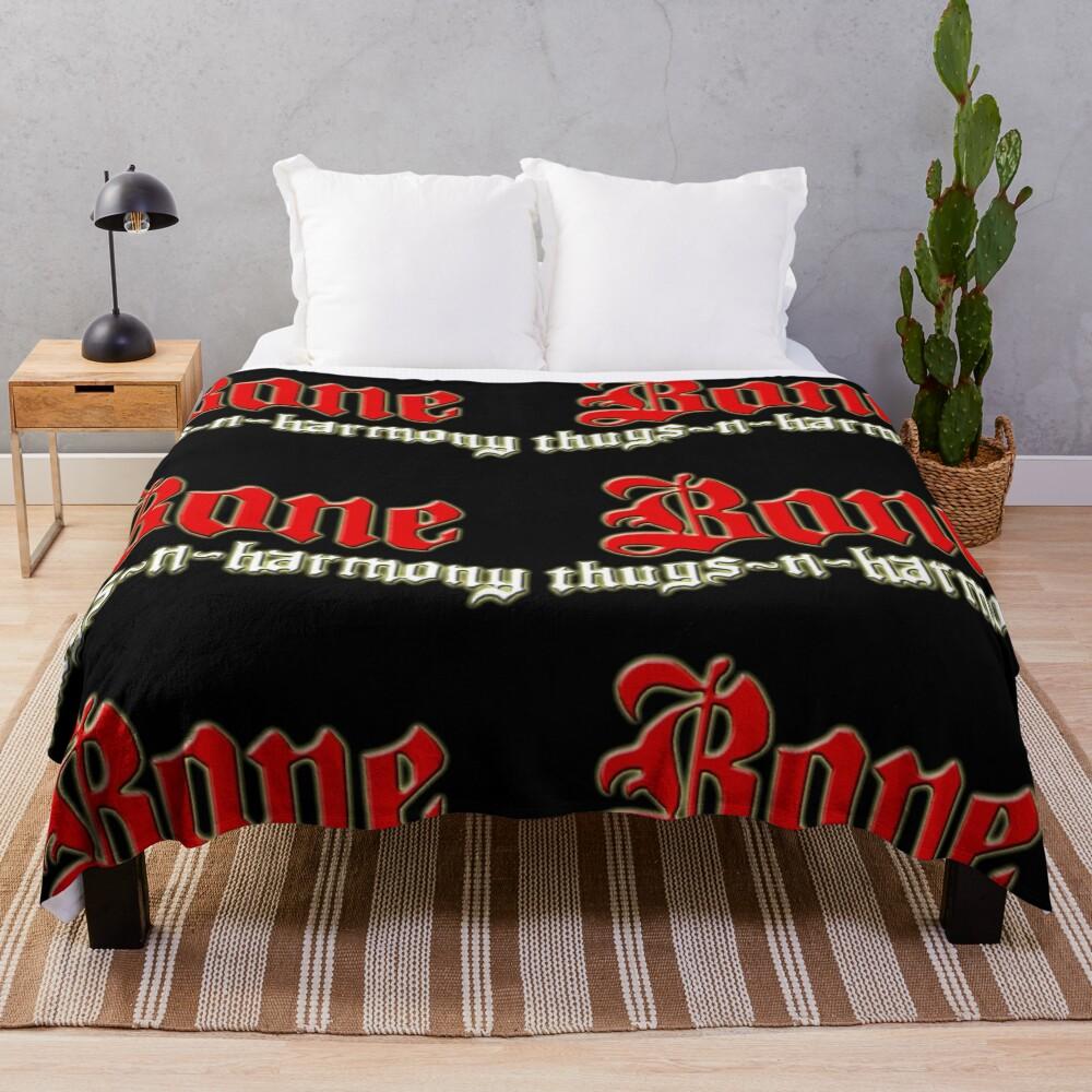 Bone Thugs and Harmony Logo Music Band Throw Blanket