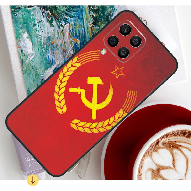 Флаг СССР Советский Союз Чехол Для Samsung Galaxy M54 M23 M20 M32 M52 M56 M16 M36 M34 M14 M35 M55 M15 M11 M31 M13 M53