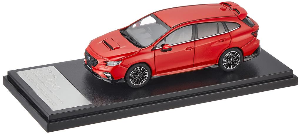 Hi Story Subaru LEVORG Dynamic Style Accessory Pure Red Finished Product HS332RE 1/43 (2020)