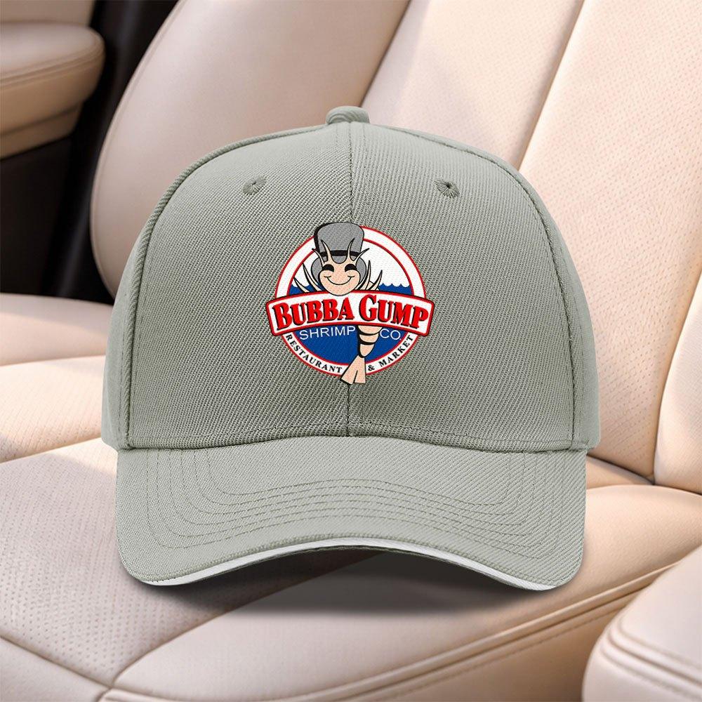 pc Forrest Gump Shrimp Restaurant Sandwich Baseball Cap Adjustable Outdoor Duckbill Hat Essential Item for Unisex and Womens