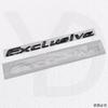 3D Electroplated ABS Letter Emblem Stickers Fit Rear Tail Waterproof Auto Exterior Tuning Custom Decor Badge Decals