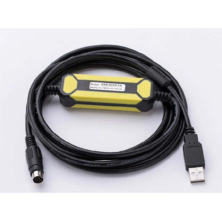Программируемый кабель USB-SC09-FX для ПЛК серии Mitsubishi MELSEC FX, USB-адаптер RS422, линия загрузки данных
