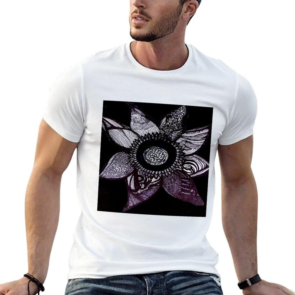 Adhd Flower Tshirt Classic Print Short Sleeve Shirt