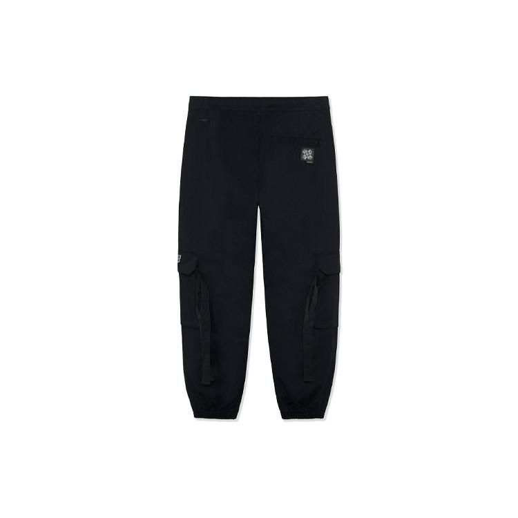 Мужские вязаные спортивные штаны Li Ning Badfive Черные AKXR619-1
