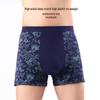 Men's Loose Fit High Waist Stretch Cotton Boxer Briefs - Plus Size Breathable Underwear