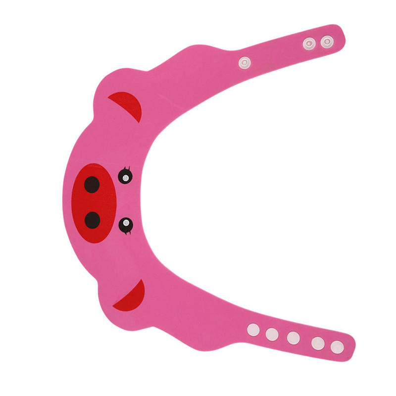 Регулируемая шапка для малышей, детская шапочка для купания, шапочка для душа, защита для волос, прямой козырек для ухода за ребенком