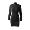 2023 Long Sleeve High-collared Women Sexy Dress Fashion Elegant Hip Black Bodycon Short Dresses Party Club Casual Vestidos 30410