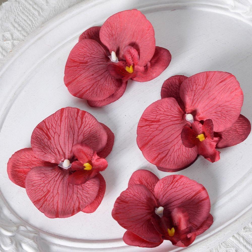 DIY Jewelry Making Craft Simulated Flower Headdress Butterfly Orchid Flower Pendant Gift