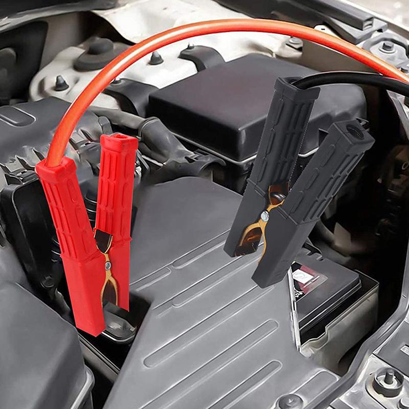 2Pcs 200A Crocodile Alligator Clips Car Battery Insulated Clip Clamp Connector