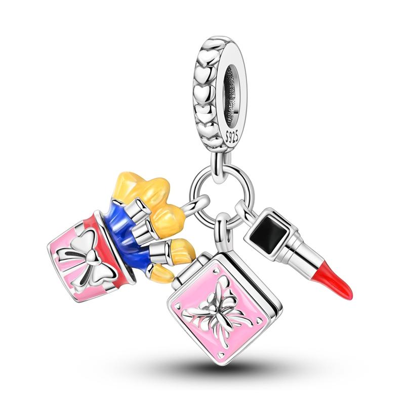 New Ocean Blue Sea Turtle Dangle Bead Fit Original Charms Copper Bracelet Diy Women Jewelry Summer Collection