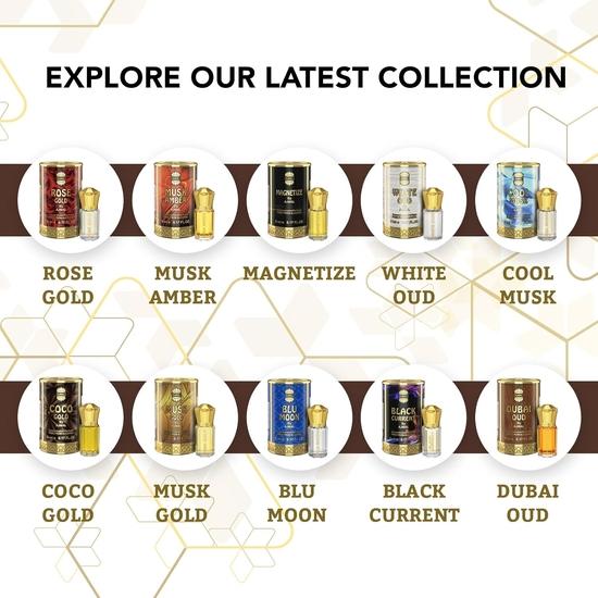 Ajmal COCO GOLD Attar | Цветочный и сладкий аромат | Безалкогольный | Стойкий аттар для женщин - 5 мл