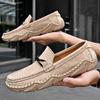Men Genuine Leather Casual Leather Shoes Men Loafers Comfortable Driving Shoe Moccasins Man Flats Shoes