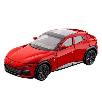 1/32 Volkswagen Purosangue Внедорожник Литой Модель Автомобиля Игрушка Металлическая Литая Машинка Звук и Свет Игрушки Машинки для Детей Транспортное Средство