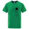 2025 New web meme image CPUT T-shirt Men's summer 100% cotton T-shirt Men's funny top Fashion T-shirt unisex clothing