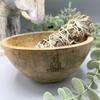 Wooden Smudge Bowl Buddha Altar Offering 13x7cm