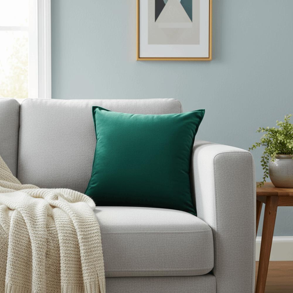 Nordic Style Cushion Cover Solid Color Sofa Pillowcase Velvet Throw Pillow Cover Living Room