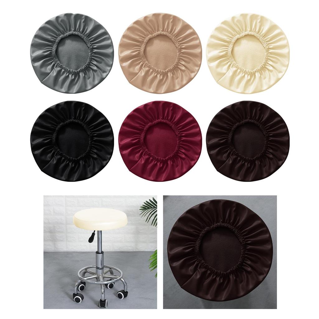 Round Seat Cover for Bar Stools, Fits 12-15 Inch Chairs