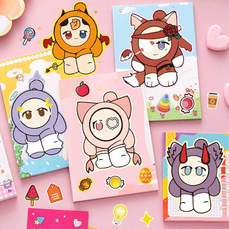Popular Egg Cartoon Stickers for 3-6 Year Olds: DIY Dress-Up and Educational Art Toy for Kids