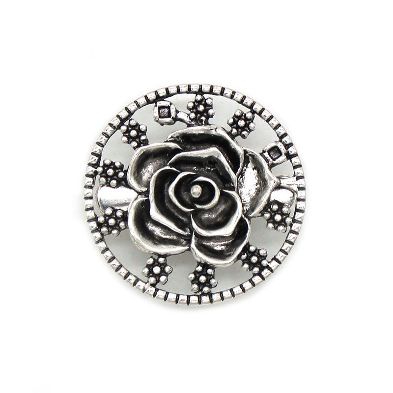 1PC Vintage Collar Clip Shawl Cardigan Flower Patterns Brooches Sweater Pins Dresses Buckle