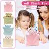 Bear Plush Interactive Soft Toy Hide And Seek Talking Electric Handkerchief  Bear Doll Kids For Gift