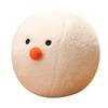 Cute White Snowball Plush Toy Snowman Cushion Soft Stuffed Toy For Festive Celebrations
