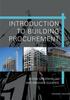 Книга Introduction To Building Procurement