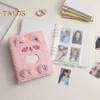 A5 мультяшный плюшевый альбом для фотокарточек, очаровательный мягкий компактный размер, портативный вкладыш, многоразовая переплетная обложка, фотоальбом