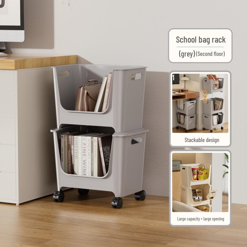 Многоярусные штабелируемые полки для хранения: Органайзер под стол на колесиках для закусок, напитков, игрушек и многого другого