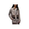 Jordan Paris Saint-Germain Collection с буквенным принтом и нашивкой с логотипом, мужская куртка с карманами и пуговицами, коричневая DM3105-010