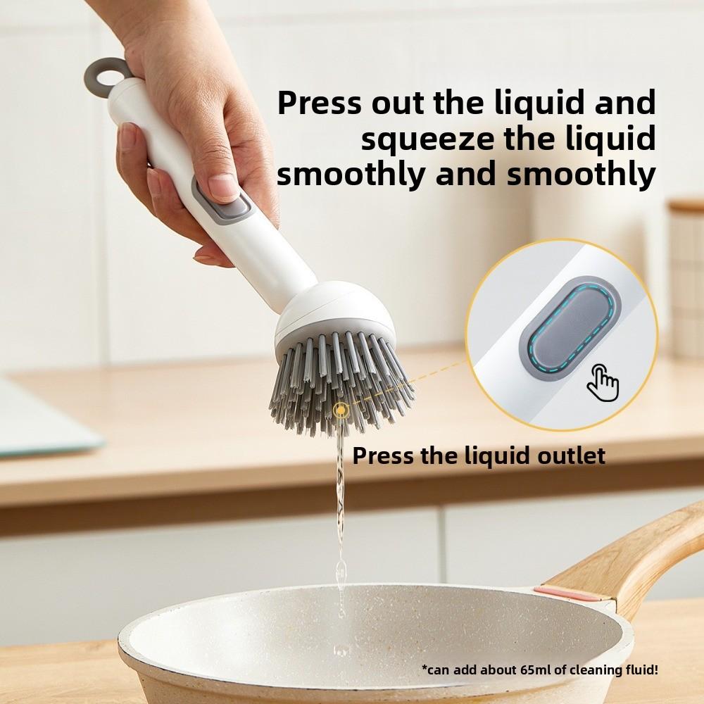 Hanging Dish Brush Rotatable Pot Scrubber Portable Dish Scrubber Home Dishes