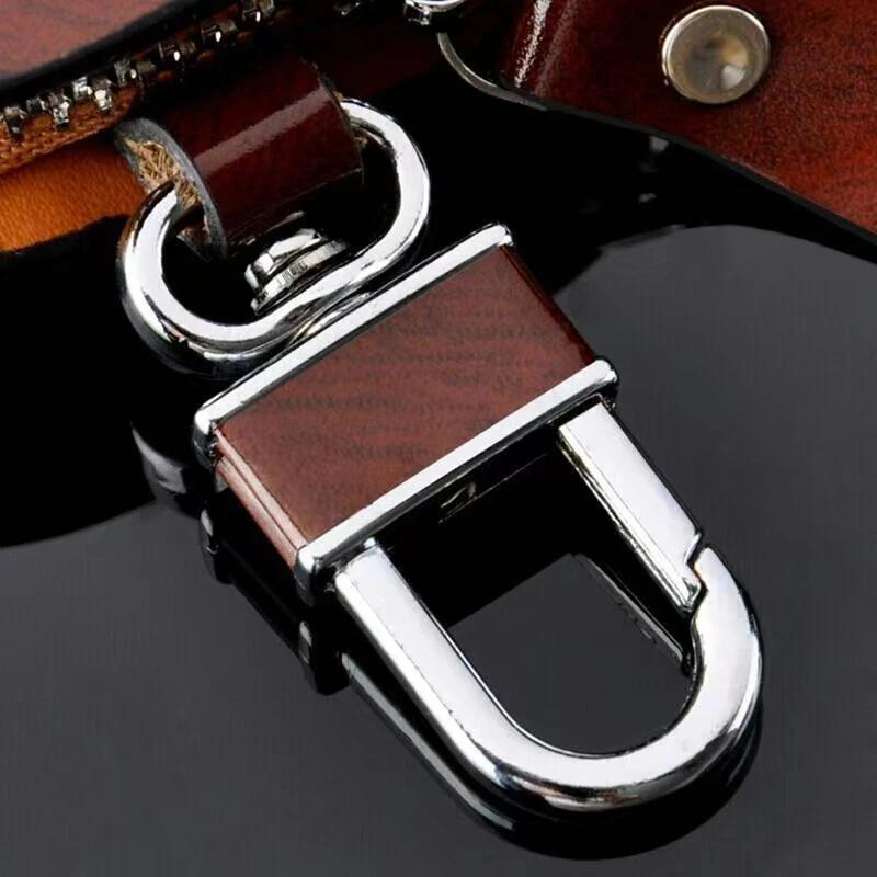 AANL1 New Leather Wood Grain Car Key Cover Keychain Case For Kia GT Line Sportage Ceed Picanto K5 K3 K2 Stonic Auto Accessories