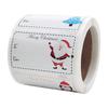 250 Pcs Santa Claus Snowman Christmas Gift Tags Gift Sealing Stickers  for Xmas Presents